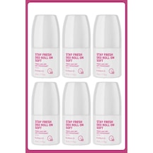 Stay Fresh Deo Roll On Soft 50 Ml Kadın 6 Adet
