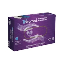WICROMED NITRIL ELD.MAVI 10 LU SMALL