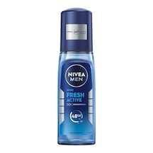 Nıvea Men Erkek Pump Sprey Deodorant Fresh Active 75ml, Ter Ve Ter Kokusuna Karşı 48 Saat Koruma