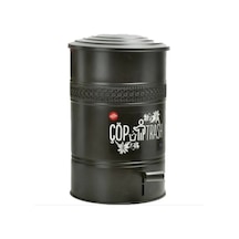 Çöp Kovası Metal Pedallı 30 Litre -Lüks Ferforje Çöp Kutusu