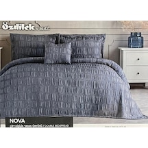 Özdilek Nova Çift Kişilik Yatak Örtüsü İndigo Çok Renkli
