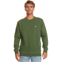 Quiksilver The Original Crew Erkek Sweatshirt Yeşil