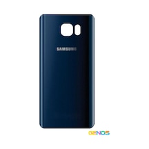 Samsung Galaxy Uyumlu Note 5 N920f N920c Arka Kapak Pil Kapağı Batarya Kapağı Cam Lacivert Diğer