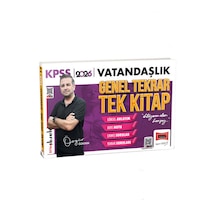Yargı Yayınları 2026 Kpss Vatandaşlık Genel Tekrar Tek Kitap