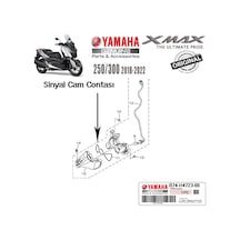 Yamaha Xmax 250/300 2018-2022 Sinyal Cam Contası