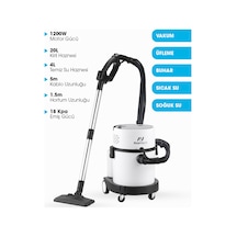 Pirantech RLZ-208 4'ü 1 Arada 2400 W Buharlı Temizlik Robotu