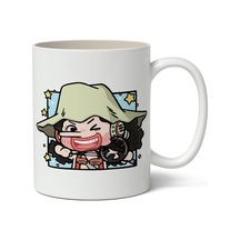 One Piece Usopp Cute Avatar Anime Temalı Beyaz Kupa Premium Bardak Porselen Beyaz