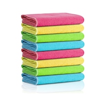 Mikrofiber Temizlik Bezi Klasik Serii 250 Gsm Banyo, Mutfak Bezi Bulaşık Kurulama Bezi 4 Renk X8 Adet Genel