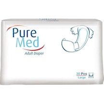 Pure Medbelbantlı Yetişkin Hasta Bezi Large 30'Lu