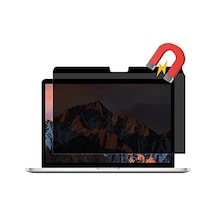 Apple Macbook Air 13.3 Macbook Manyetik Hayalet Ekran Koruyucu - Siyah Çok Renkli