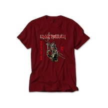 Iron Maiden Senjutsu Kırmızı Tişört Kırmızı