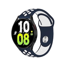 Forzacase Huawei Watch 4 / 4 Pro Uyumlu Delikli Silikon Kordon Kayış - Fc137 Lacivert