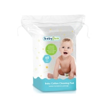 Babyjem - Bebek Temizleme Pamuğu 60 Adet Beyaz