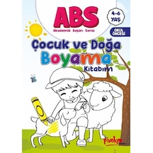 ABS Çocuk ve Doğa Boyama Kitabım 4 - 6 Yaş - Buçe Dayı - Pinokyo
