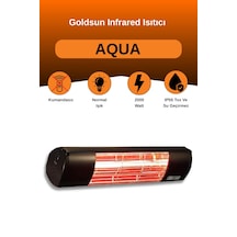 Aqua 2000 Watt Gsa20 Kumandasız Suya Dayanıklı Elektrikli Isıtıcı
