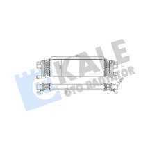 Ford Fusion Turbo Radyatoru 1.4 Tdci 2004-2011 Kale 346800