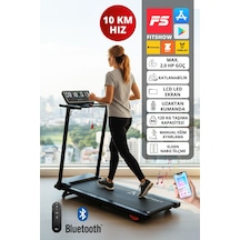 T-229 Katlanabilir Koşu Bandı / Lcd Led Ekran /bluetooth Ve Hoparlör/2hp Güç 10 Km Hız/ Nabız Ölçme
