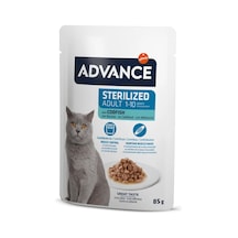 Advance - 647 - Cat Sterılızed Codfısh Wet Pouch 85 Gr X - Kmrsfres - 6 Adet