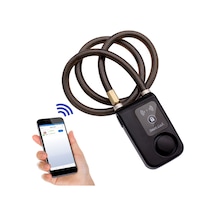 Upway Hırsızlığa Karşı Anahtarsız Telefon Kontrollü Motorsiklet Bisiklet Alarmlı Sirenli Padlock Kilit Alarmlı