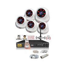 IDS D-2026HD-SET5-NOHDD 5 Kameralı 1080P Full HD 5 MP Sony Lensli Kamera Seti - 2026