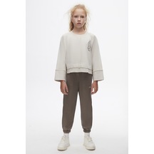 Nk Kids Kız Çocuk Sweatshirt 37816 Gri