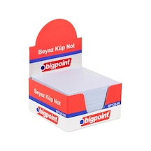 Bigpoint Küp Notluk Beyaz 8x8CM