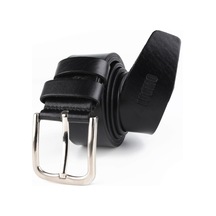 Deri Erkek Kemer Siyah 4.5 CM 001