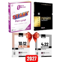 Üç Dört Beş Yayıncılık 2027 Start Paragraf -marka Yayınları 2027 Model Tyt Kpss Dgs Ales Ags Paragraf Konu