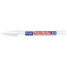 Kraf 810 Paint Marker - Çok Amaçlı Yağ Bazlı Markör Beyaz Renk N11.612