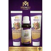 Kediler İçin B Complex Damla 50ml 1 Adet - Taurinli Kedi Maltı 100gr 2 Adet - Set