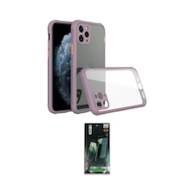 Cep Apple Uyumlu İphone 11 Pro Max Kılıf Nova Asil Özel Seri İkili Koruma Seti Najmaddin Koyu Yeşil