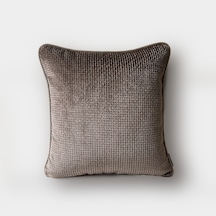 "rona" Desenli Kırlent Kılıfı - 45x45 - Kahve Kahve