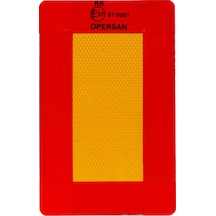 Mega Oto Market Opersan Reflektör Çekici Römork Tır Kamyon Tabel 1 Mm Aluminyum Sac 22x36 Cm Kısa Dikdörtgen 1 Adet