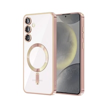 Newface - 400 - Samsung Galaxy Uyumlu A35 5g Kross Magneticsafe Kapak - Novapazr - - Rose