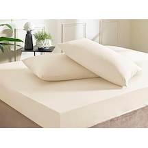 Color Dreams King Size Fitted Çarşaf Seti Ekru 0