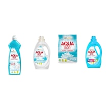 Aquabor Doğal Mineralli Elde Bulaşık + Sıvı Beyaz + 4 Kg Beyaz + Sıvı Renkliler 4 Lü Set