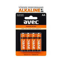 Avec Lr6 Aa Alkalin 4'lü Kalem Pil