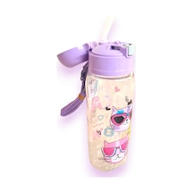Lüks Pipetli Matara 500ml Mono Tp726 Lila
