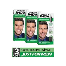 Just For Men Saç Boyası Koyu Kahve - Siyah 3'lü Set