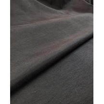 Siyah Renkte Penye İle Lamine Keten Kumaş En 140 Cm X Boy 190 Cm -10050 10