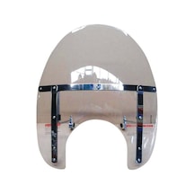 Motosiklet Chopper Ön Siperlik Camı Avrupa Model 4mm Kalınlık Chopper Model Uyumlu Motor Ön Camı