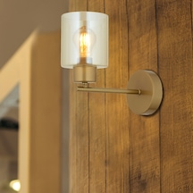 Lima Eskitme Bal Camlı Duvar Lambası Yatak Odası-Yatak Başı-Banyo Eskitme