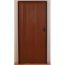 Akordeon Kapı, Ceviz Ahşap Desenli, 72x215cm