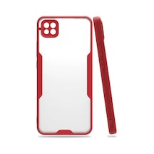 Newface - 375 - Xiaomi Redmi 9c Kılıf Platin Silikon - Edntrend - - Kırmızı