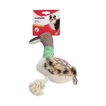 Camon Dayanıklı Paraşüt Kumaş Pelüş Kuşlar 30 Cm Sesli İpli Köpek Oyuncağı