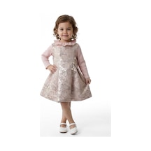 Xo Kids Kız Çocuk Elbise 3-12 Ay 2513 Pembe