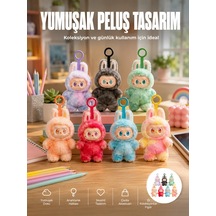 Dekoratif Labubu Peluş Figür Oyuncak Yeni Seri Pembe