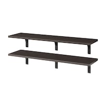Ikea Bergshult/ramshult Duvar Rafı Kombinasyonu 120x30 Cm Kahverengi