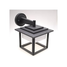 Dış Mekan 12 Watt Gün Işığı Dekoratif Aplik Siyah