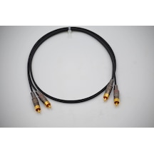 Amfi Rca Kablosu 2 Metre - El Yapımı %100 Bakır Anfi Rca Ses Kablosu - 2 Metre